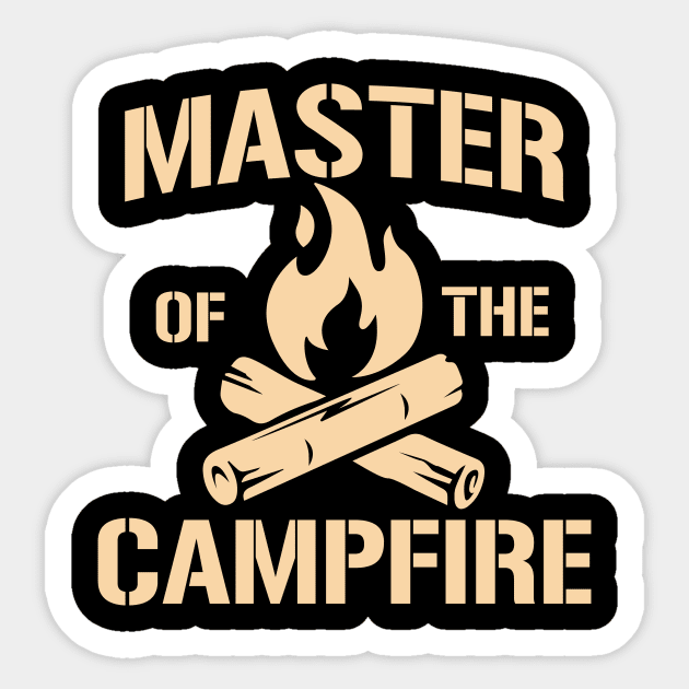 Master of the campfire Sticker by HOGOs